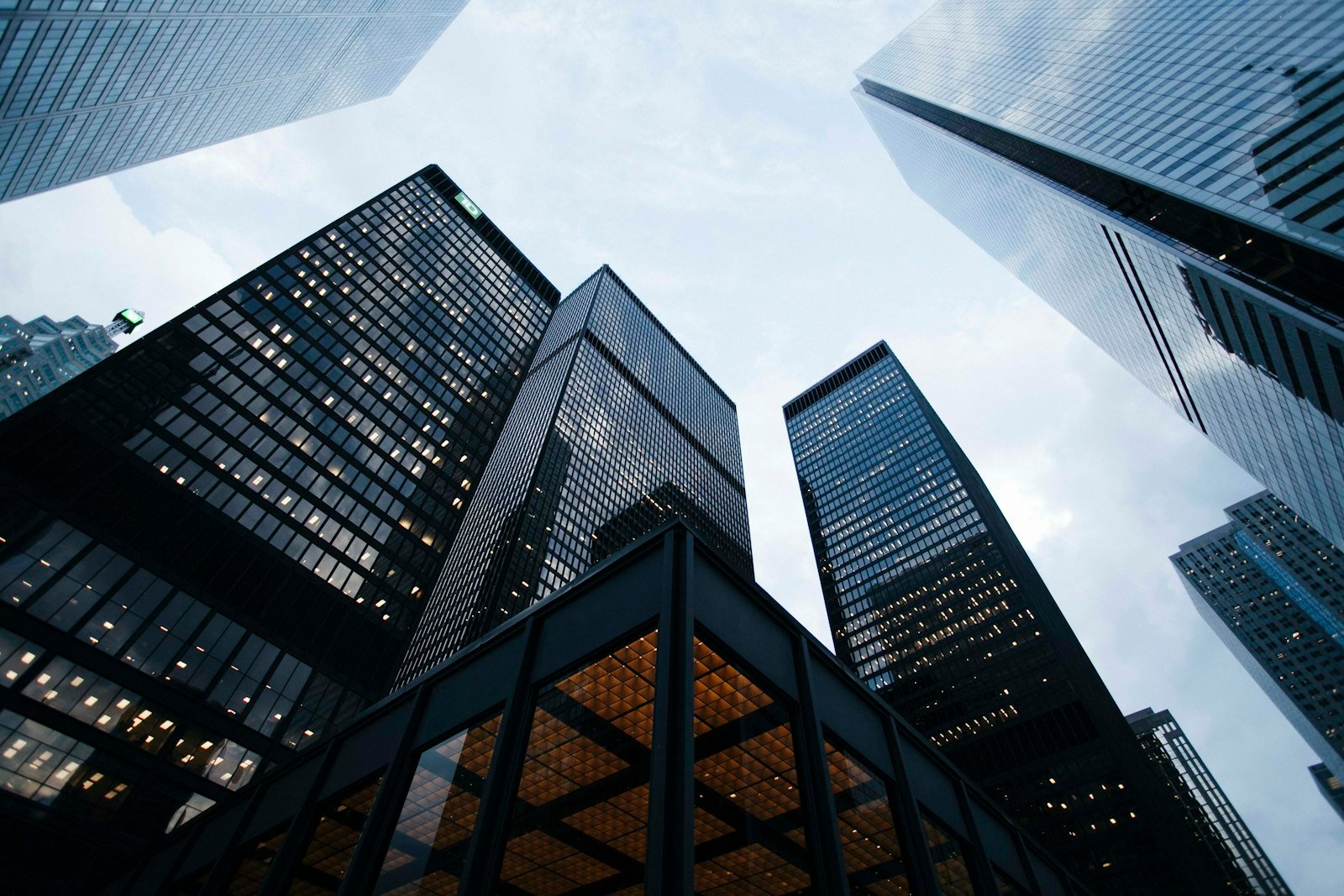 Commercial building facade