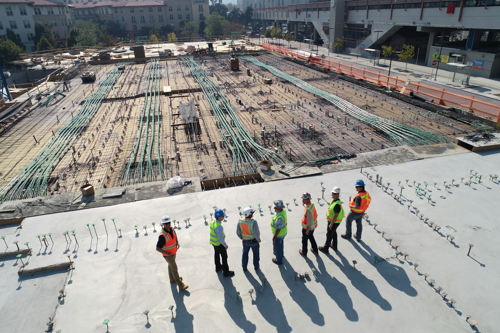 Construction site in progress
