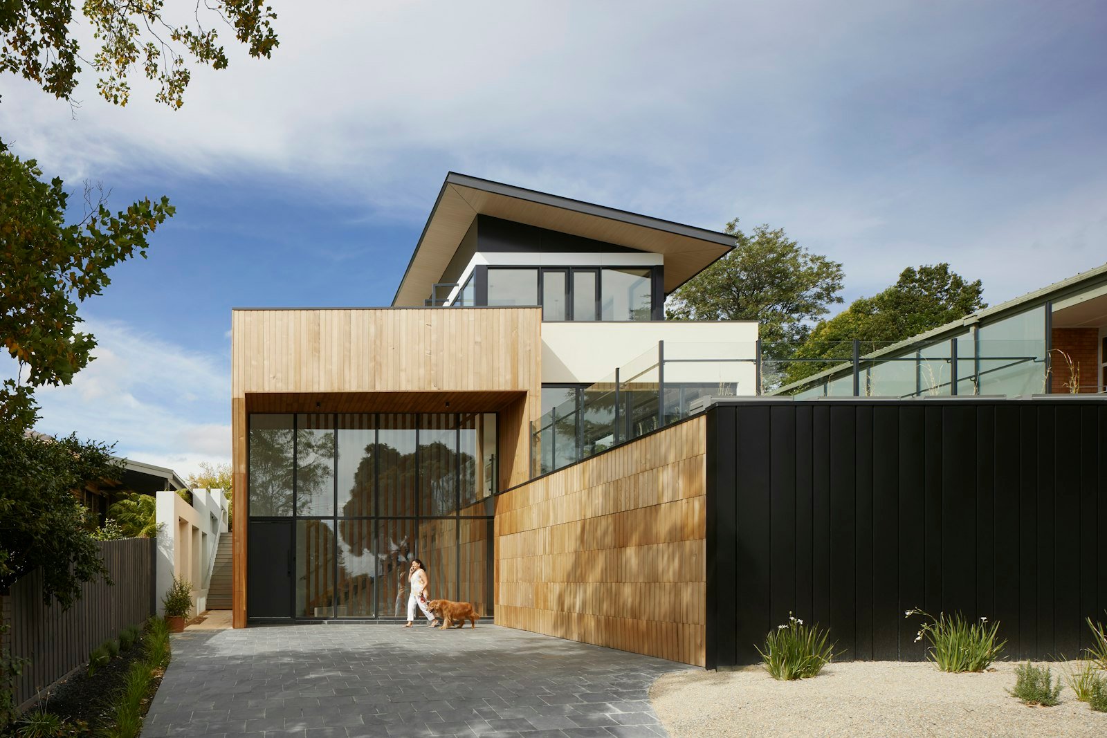 Modern family home exterior
